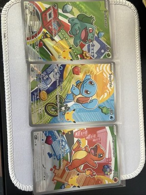GRADEABLE  First Partner Illustration Collection Set of 3 Kanto Region Starters