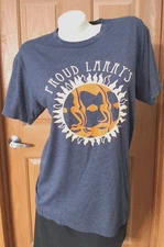 Next Level Blue Tee Gtaphic Proud Larry's Size M
