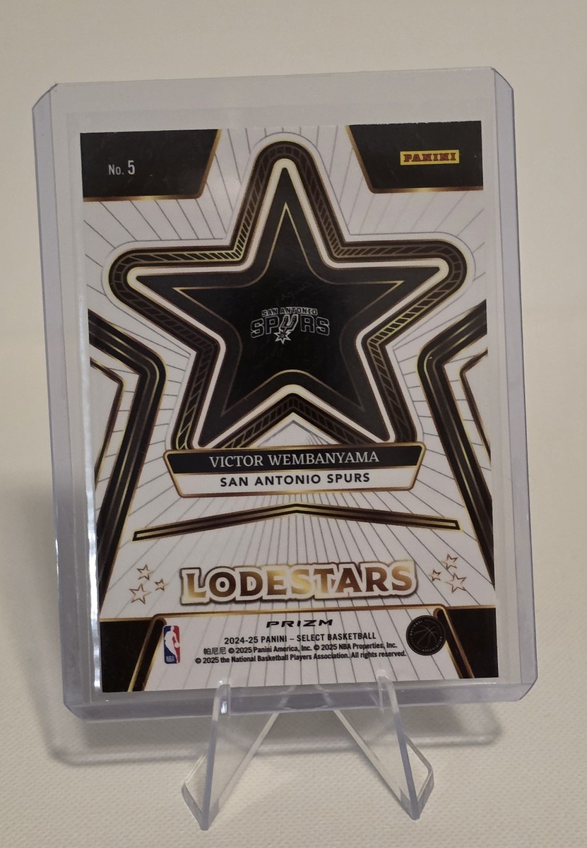 2025 Panini Select Lodestars Victor Wembanyama No.5 Silver Prizm