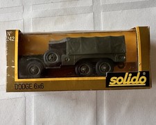 Solido Dodge 6x6 No. 242 Diecast Military Truck in Original Box