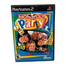 Monopoly Party (Sony PlayStation 2, 2002) PS2 Complete With Manual