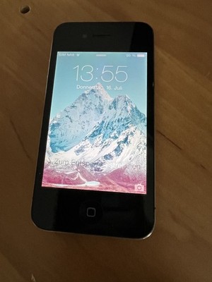 Apple iPhone 4 - 16GB - Schwarz (Ohne Simlock) A1332 (GSM)