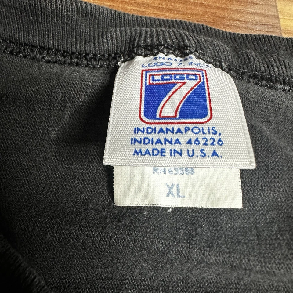 Camisa Jersey Vintage Logo 7 Tampa Bay Lightning Para Hombre XL Blanca Manga 3/4 EE. UU. Foto 4 de 4