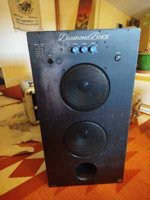 DiamondBoxx SUB8.2: Akku-Subwoofer mit zwei 