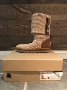 purl cardy knit boot