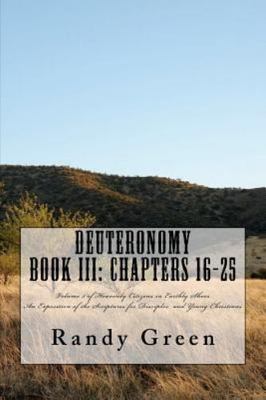 Deuteronomy Book III : Chapters 16-25, Paperback by Green, Randy, Brand New, ...