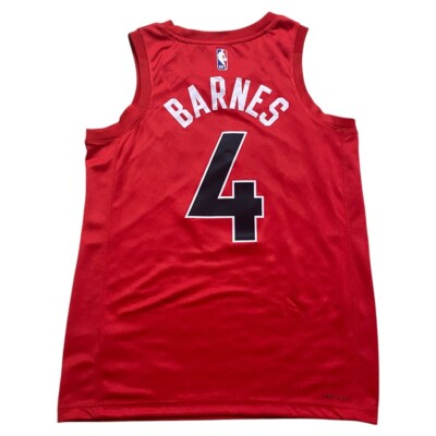 Nike NBA Toronto Raptors Scottie Barnes No. 4 Swingman Jersey Sz