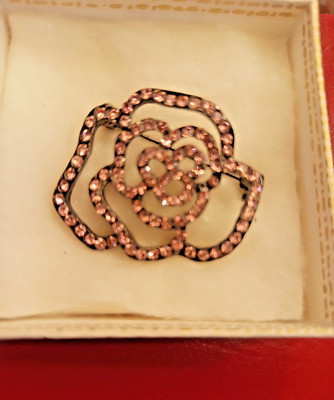bijoux broche vintage fantaisie N217 fleur