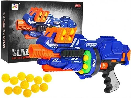 Blaze Storm Gun - automatische weiche Kugelgewehr - Blau