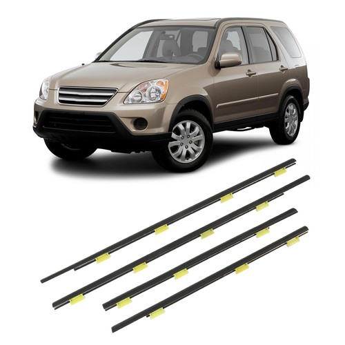 Weatherstrip Door Seal Belt For CRV 2002-2006 Front Rear Window Set Of 4