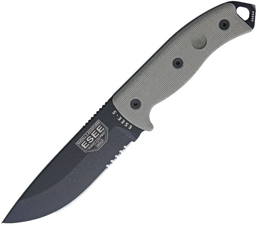 ESEE Clip Point Collectible Modern Factory Manufactured Fixed Blade Knives