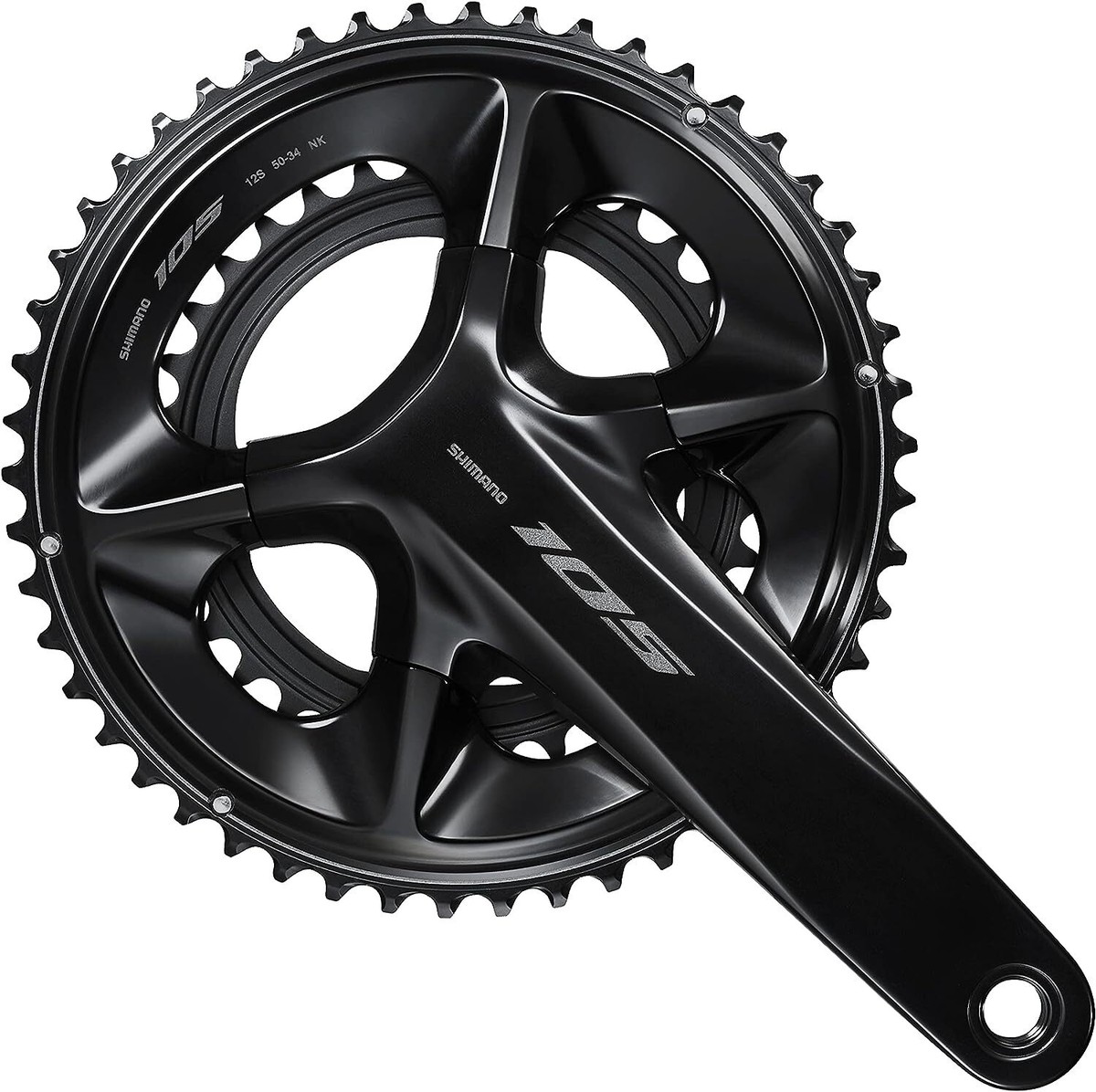 SHIMANO FC-R700 CRANKSET 50×34 165 Shimano FC-R700 50-34T Compact Crank 10-Speed Road 175mm+