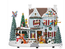 DISNEY Animated Holiday Christmas House Lights  Music  8 Songs NEW Boxed