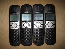 Lot of 4 Philips CD4454Q/37 Cordless Expansion Handset Phone
