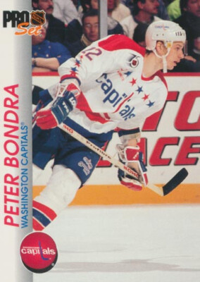 1992-93 Pro Set #209 PETER BONDRA - Washington Capitals