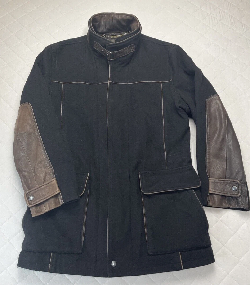 Paul Stuart Coats, Jackets & Vests Leather Outer Shell for Men for