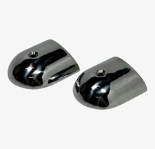 Taco Marine F16-0039, Stainless Steel Boat Rub Rail End Caps 1 7/8'' , Set Of 2