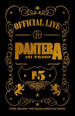 Pantera Textile Flag 101 Proof Black 66x105cm