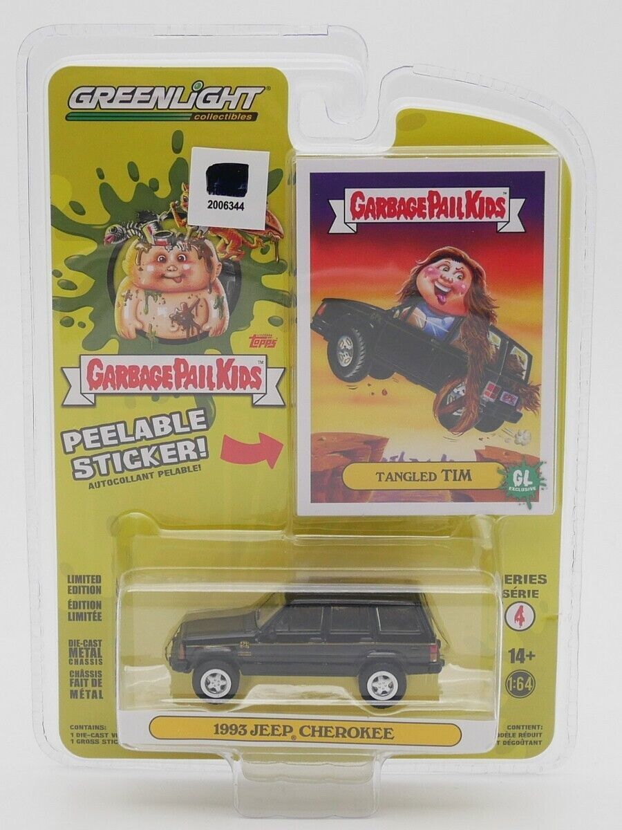 1993 Jeep Cherokee 1:64 Diecast Metal Toy Car by Greenlight