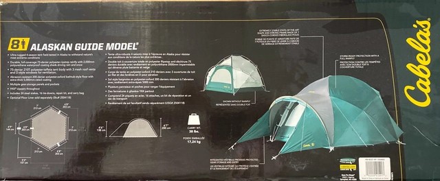 cabela's alaskan guide model geodesic 8 person tent