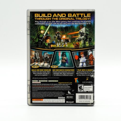 Xbox 360 LEGO Star Wars II: The Original Trilogy Family Hits 2006 Tested Manual - Picture 2 of 4