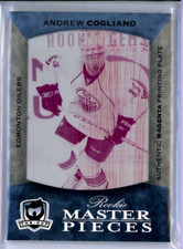 2007-08 The Cup Printing Plates Black Diamond Magenta #201 Andrew Cogliano 1/1