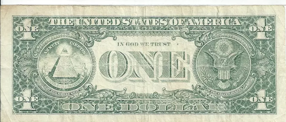 $1 1988A Web Note Scarce Block GQ 6.4 million Printed Fine 5/6 G49162435Q - Image 2 of 3