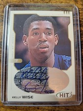 2002-03 SAGE HIT Kelly Wise Gold Autograph 43/250 Rookie RC #H35 Memphis