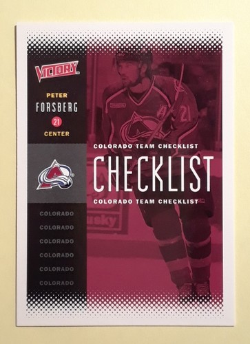 2000 Peter Forsberg #58