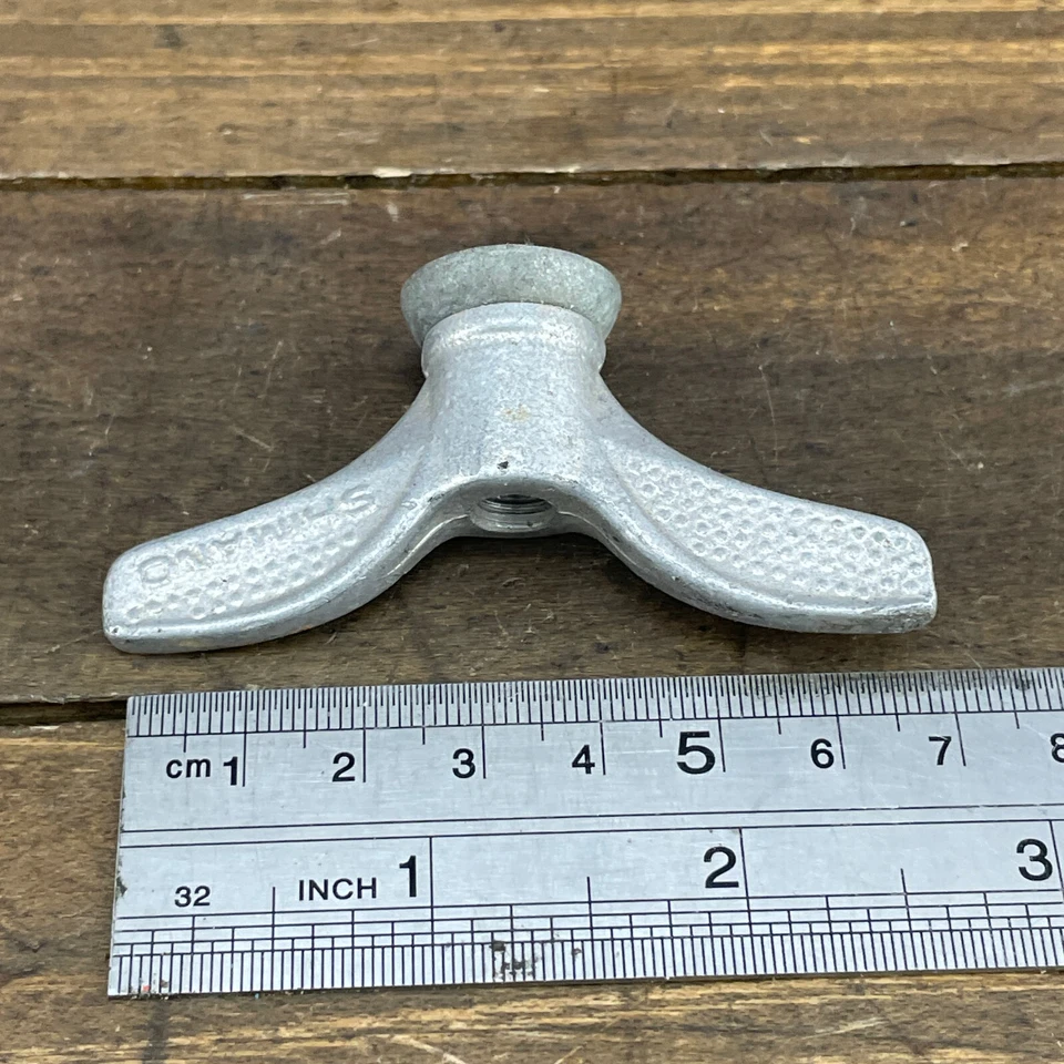 Vintage Shimano Knock Off Wing Nut Axle Wheel Hub 60s 70s Front Single - Image 2 of 4