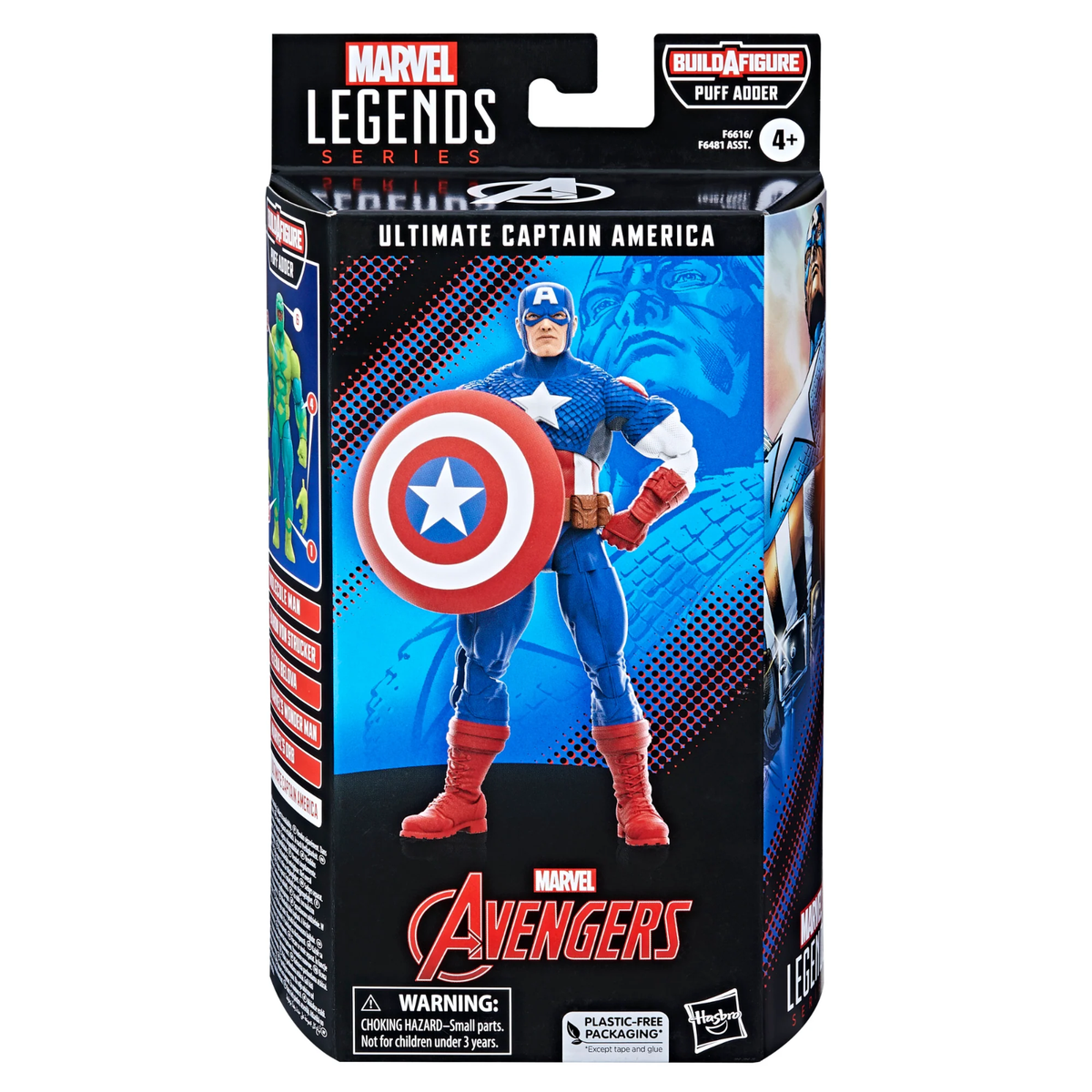 Marvel Legends Series Ultimate Captain America Avengers 6-In