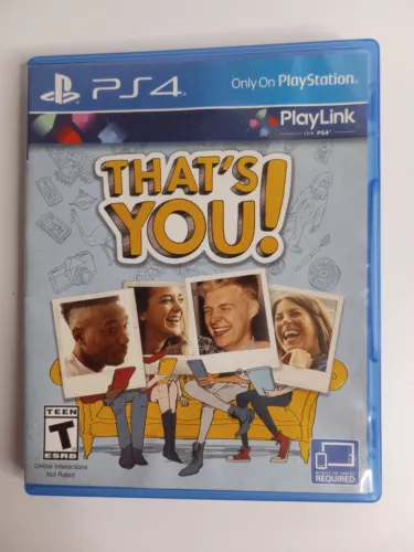 That's You (Sony PlayStation 4, PS4 - 2017) Case is Bent