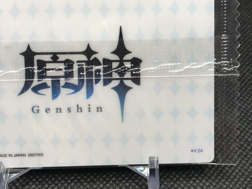 New V24 Genshin wafer card Prism miHoYo BANDAI Made in JAPAN CCG TCG - Picture 10 of 12