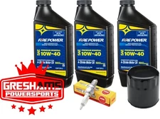 HISUN 700 ENGINE  SERVICE KIT OIL/OIL FILTER/SPARK PLUG CARB OR EFI FITS OTHERS