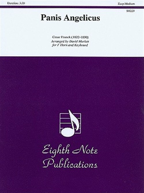 Panis Angelicus for French Horn : Part(s), Paperback by Franck, Cesar (COP); ... - David Marlatt
