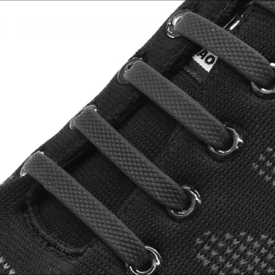 Lacci ELASTICI in Silicone Comodi Facili per Scarpe Running Classiche Sneakers - Immagine 4 di 4