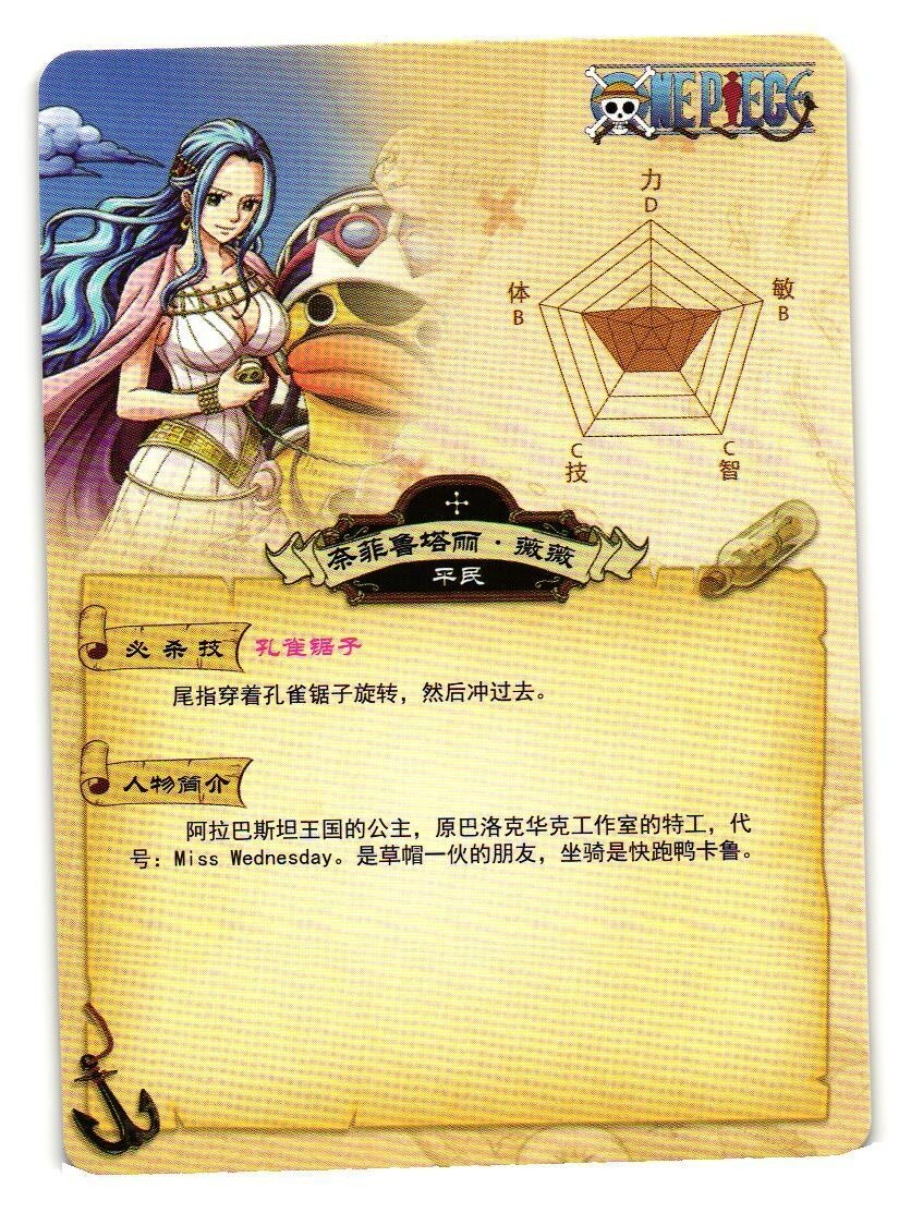Nefeltari Vivi SR OP-02-055 One Piece Anime TCG CCG Anime Card | eBay