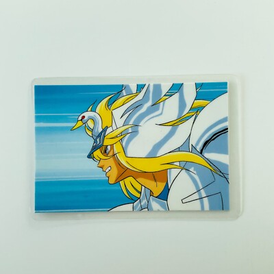 Saint Seiya Cygnus Hyoga Idol Lami Laminated Card Rare Movic Anime Japan