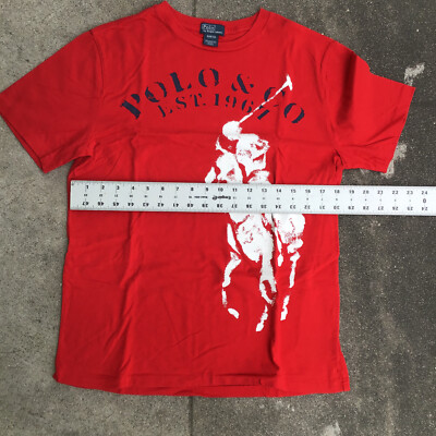 Polo Ralph Lauren Shirt Crew Neck Sz XL (18-20) Youth Short Sleeve