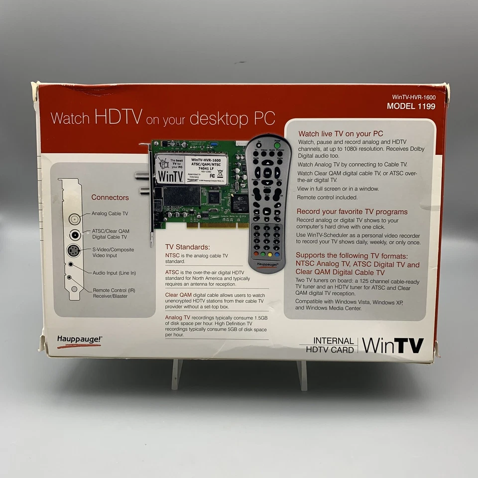 WinTV 1199 PCI WinTV-HVR-1600 Partial Kit In Box NEW COMPONENTS - NO CARD - READ - Image 3 of 4