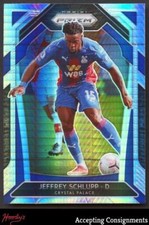 2020-21 Panini Prizm English Premier League Prizms Hyper #66 Jeffrey Schlupp