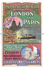 R570107 London and South Western Railway London and Paris and Riviera Southampto