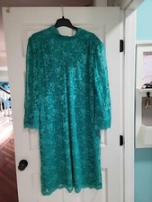 Women's Dress - Size 26 1/2 - Blair Boutique - Teal Lacy (J)