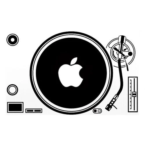 DJ Record Player Console Vinyl Sticker Decal for Macbook Air Pro 11 13 15 17'' - Image 2 of 2