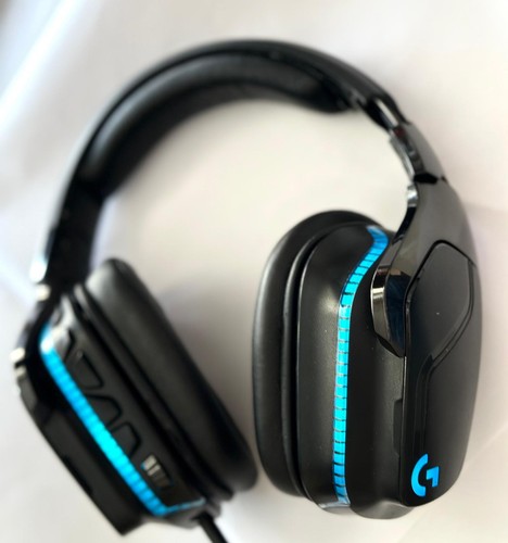 Bezprzewodowy zestaw słuchawkowy do gier Logitech G935 do PC - Zestaw słuchawkowy PRZECZYTAJ SZCZEGÓŁY!!! - Zdjęcie 4 z 9