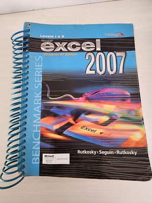 Microsoft Excel 2007. Levels 1 & 2 Windows Vista Edition. Benchmark.  No CD