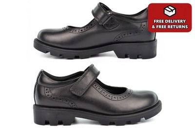 Mädchen Leder Schulschuhe Mädchen Schulschuhe Barschuh (kleine Passform 1 Größe größer kaufen)