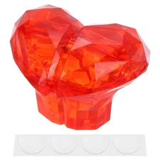 2Pcs Toilet Tank Button Toilet Button Pusher Toilet Replacement Light Red