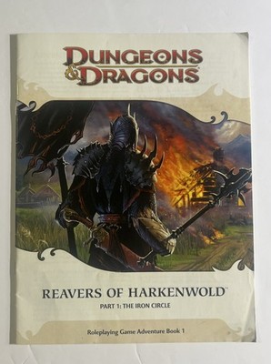 WotC D&D 4e Dungeon Master's Kit - Reavers of Harkenwold Book!