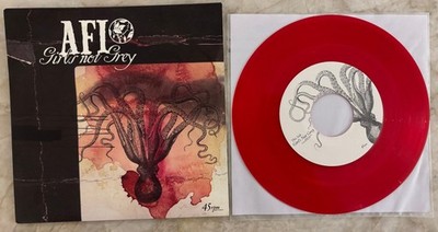 AFI Girl s Not Grey 7  Red Vinyl Promo Single Now The World 2003 Dreamworks